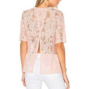 𝅺BCBGENERATION Open Back Top Blouse Shirt